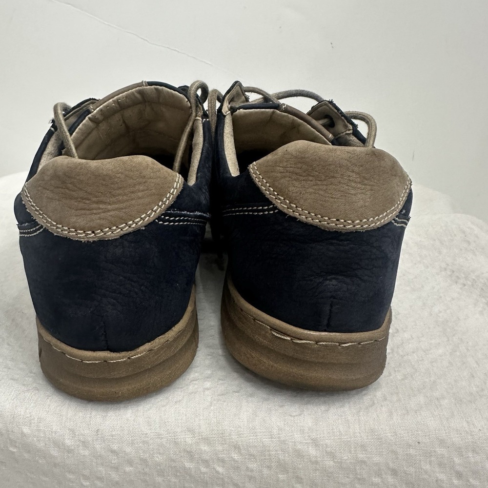 41 Josef Seibel Steffi 59 Waterproof Navy Blue Leather Casual Sneaker 10 Womens - Picture 6 of 14